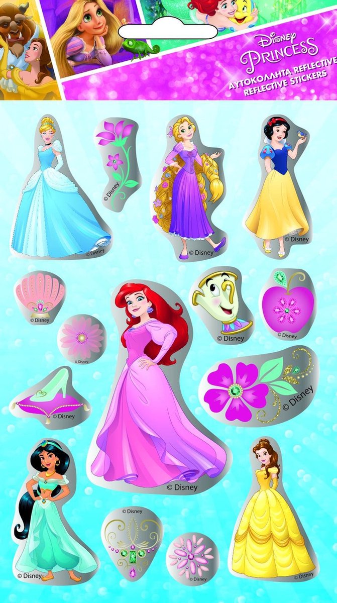   Stickers Princess Reflecterend Meisjes Vinyl 30 Stuks