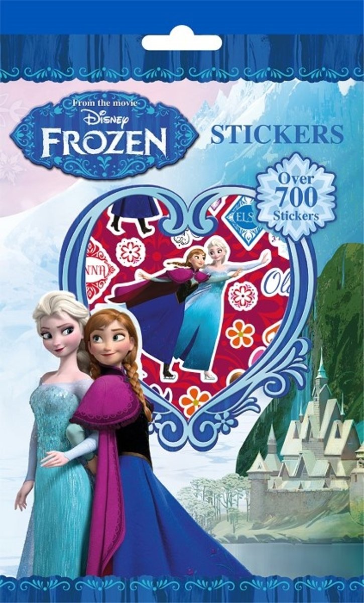 Disney Stickervellen Frozen 24 X 14,5 Cm