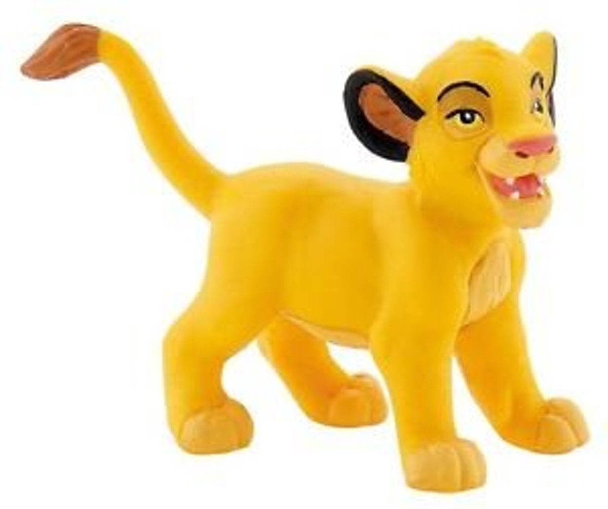   The Lion King Simba jong taart topper decoratie 4,6 cm.