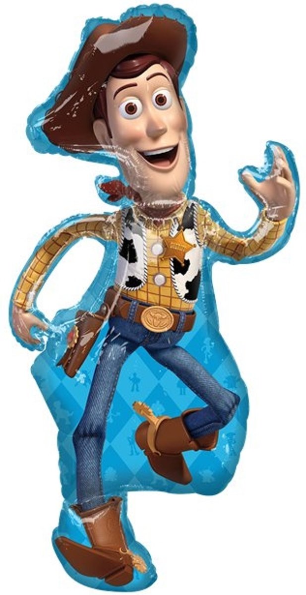   Toy Story Woody folieballon XL 55 x 111 cm.