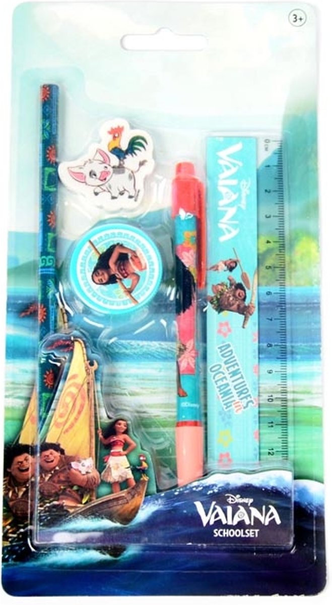 Disney Vaiana Schoolset 5 Delig VA17221