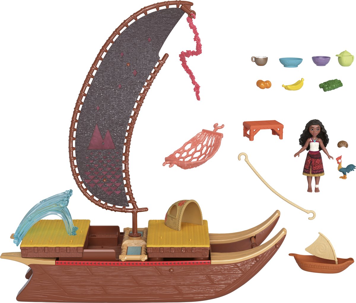   Vaianas Avontuur Kano - Speelset