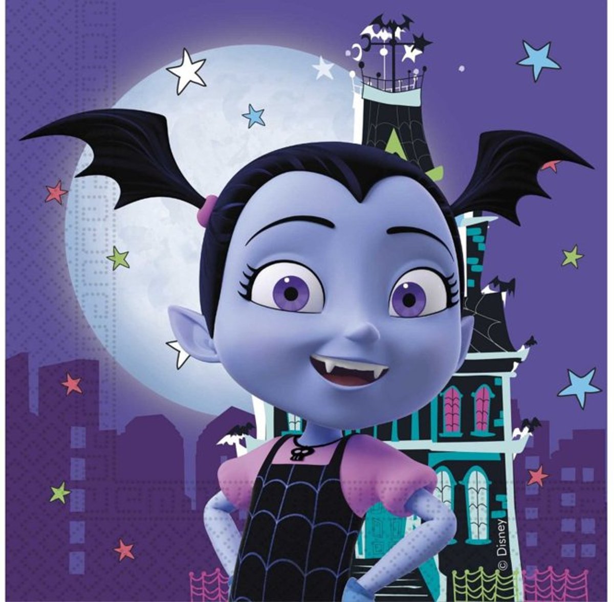   Vampirina servetten 33 x 33 cm. 20 st.