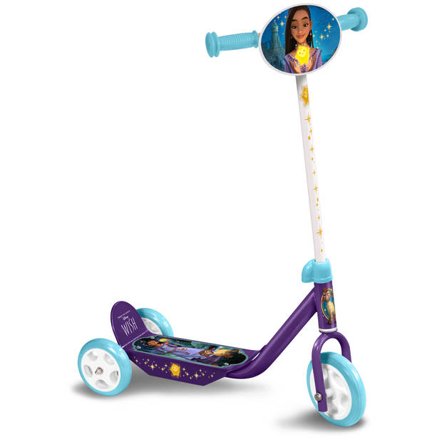   Wish 3-wiel Kinderstep Vrijloop Meisjes Paars/Blauw