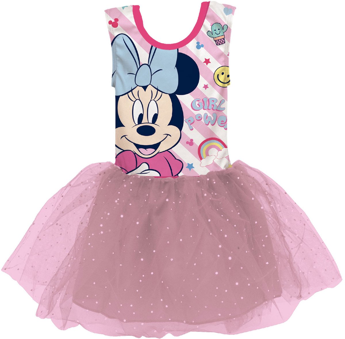   balletjurk Minnie Mouse roze - verkleedjurk voor kinderen.