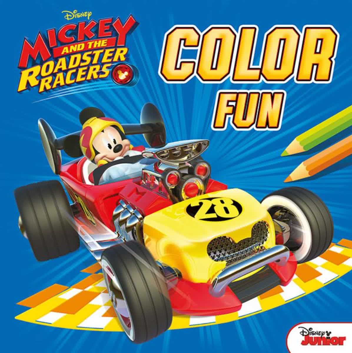   color fun Mickey and the roadster racers