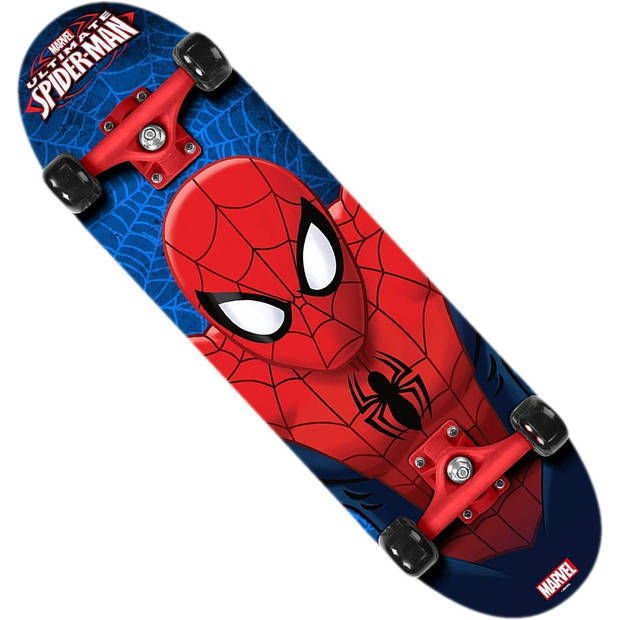   skateboard Spider-Man zwart/rood/blauw 71 cm