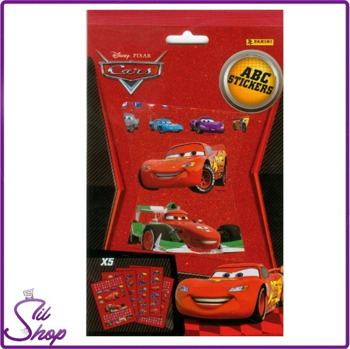 Disney stickervellen Cars 240 stickers - Autos Kinderen Kids Stickers Decoratie