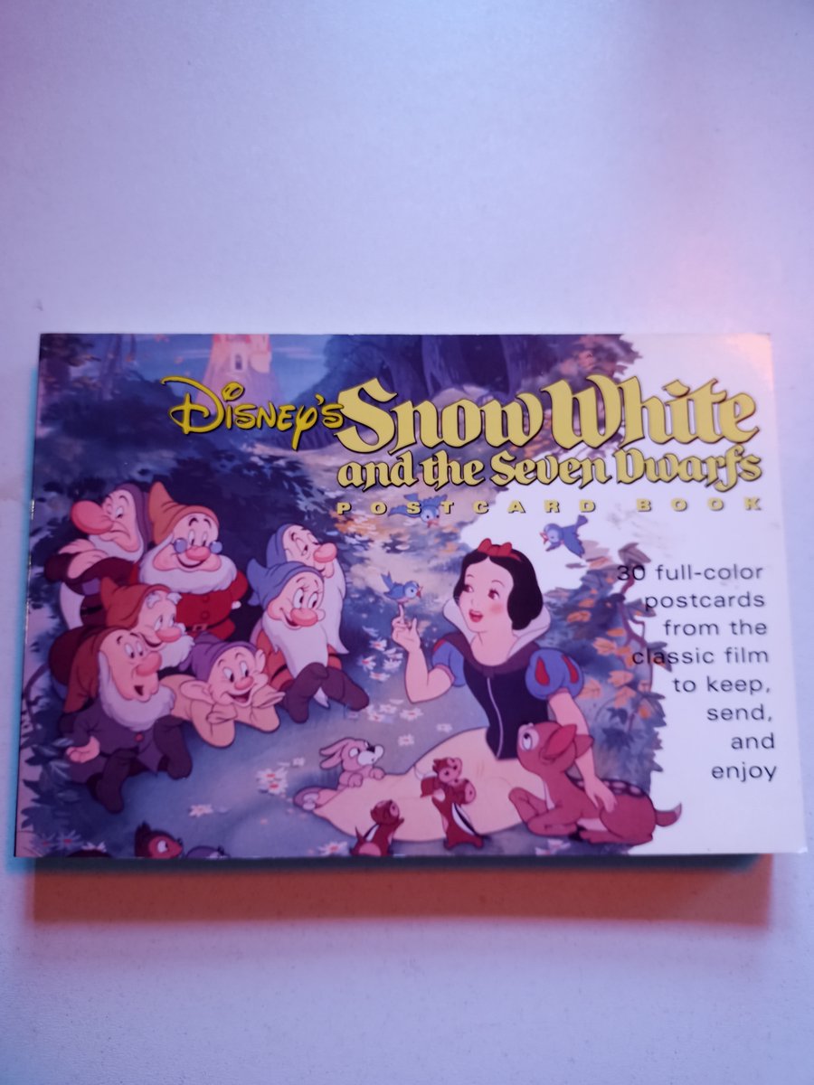  s Snow White and the Seven Dwarfs Post Cardbook 30 Postcards