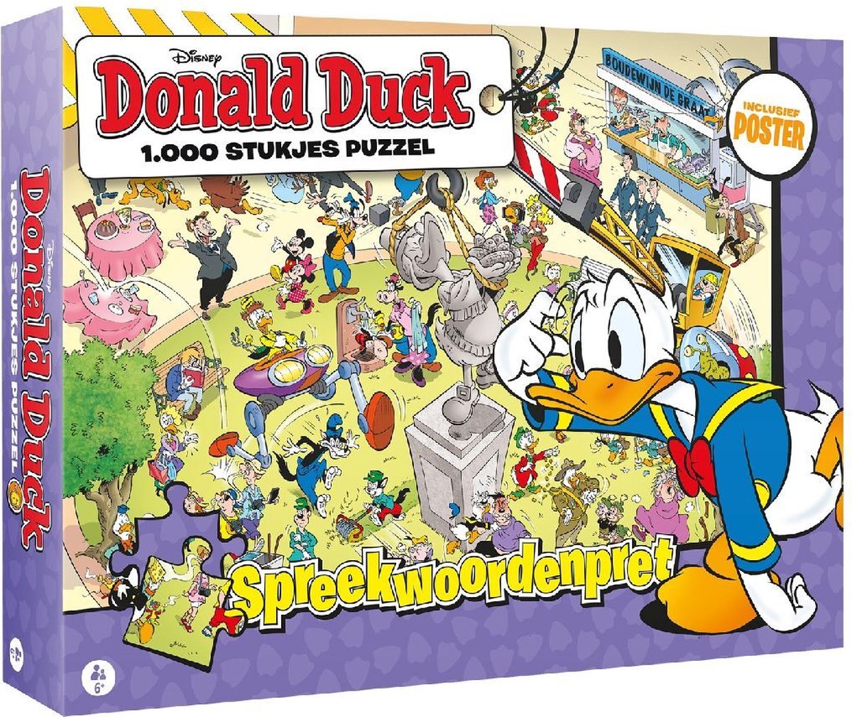 Donald Duck puzzel - Spreekwoordenpret 1000 stukjes