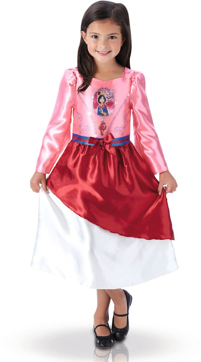 Fairy tale Mulan™ jurk voor meisjes - Verkleedkleding