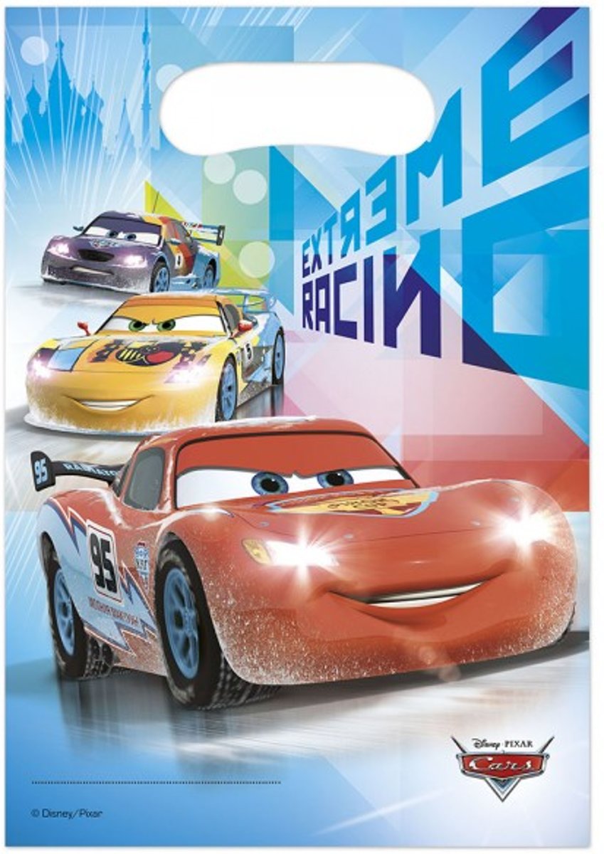 Feestzakjes  s Cars Extreme Racing 6 stuks