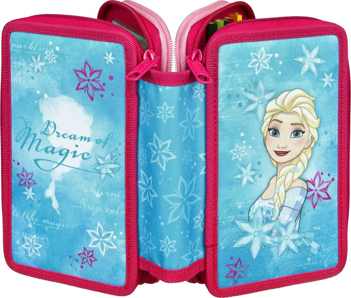 Frozen - Gevulde Etui – 3 laags – Stabilo® vulling – etui