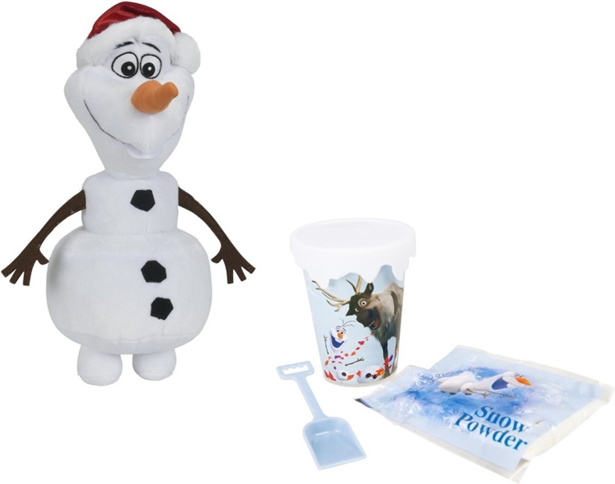 Frozen 2 Olaf knuffel en sneeuw maken - Disney voordeelbundel