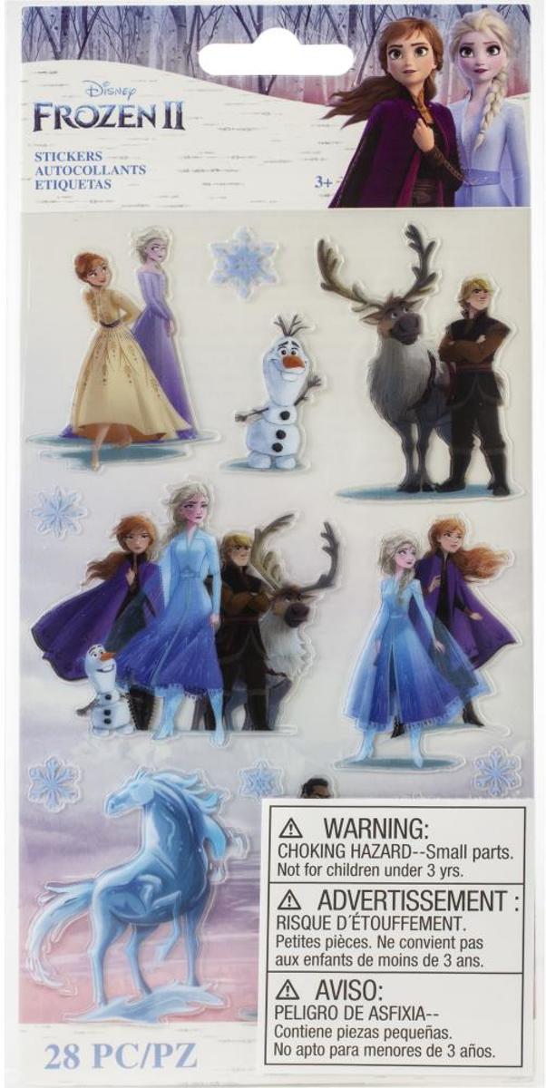 Frozen 2 stickers - 28 stuks - diverse karakters