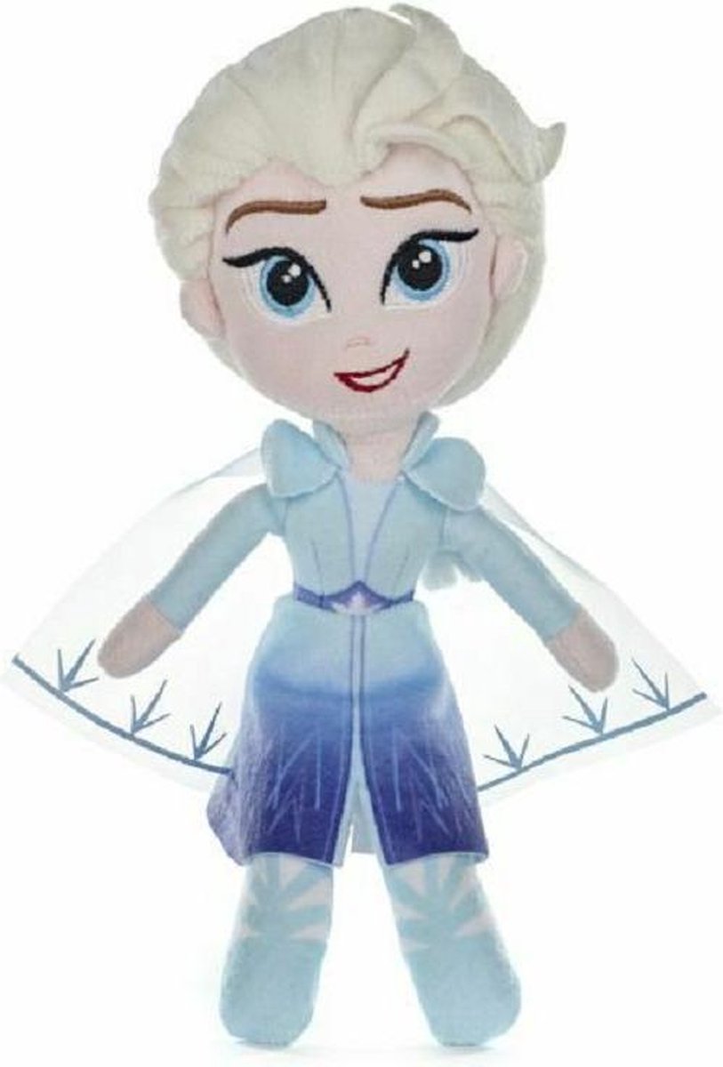 Frozen Elsa knuffel 20 cm groot - Zacht pluche knuffel van Disney