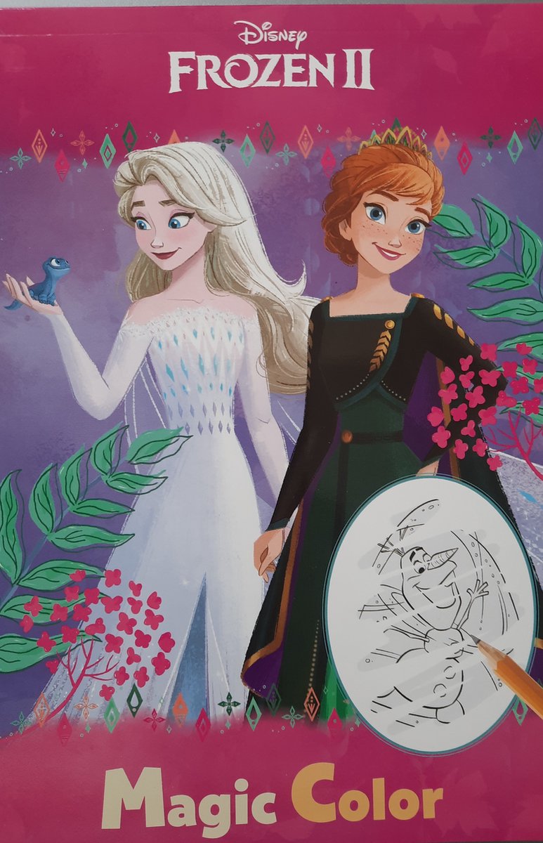 Frozen Toverblok - krasblok Anna en Elsa NIEUW 2022