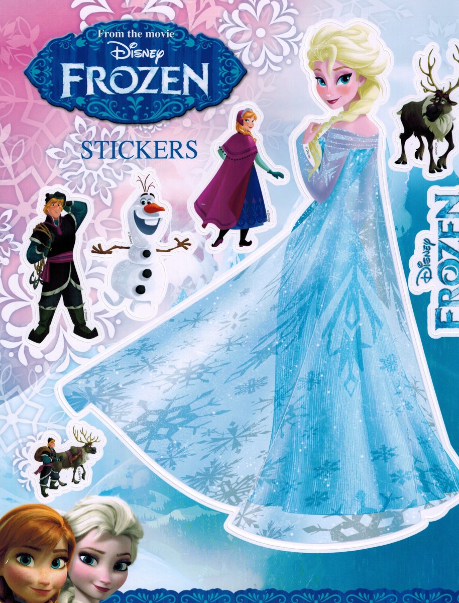 Groot stickervel Frozen