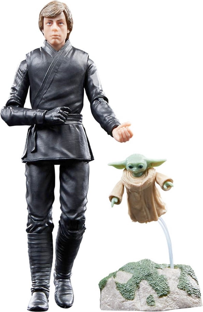 Hasbro Star Wars - 2Pack Luke Skywalker & Grogu The Book of Boba Fett Black Series 15 cm Actiefiguur - Multicolours
