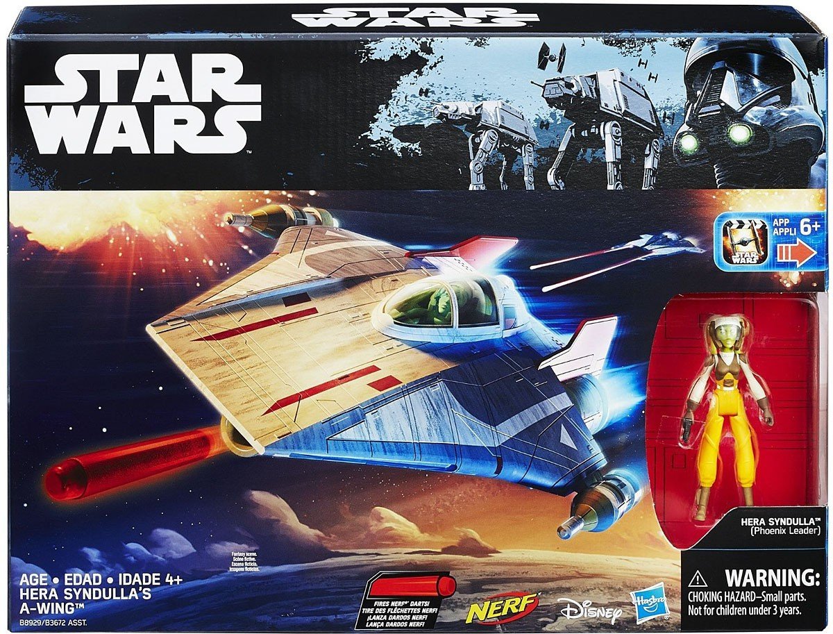 Hasbro Star Wars Hera Syndullas A-Wing - met app-Disney 6+