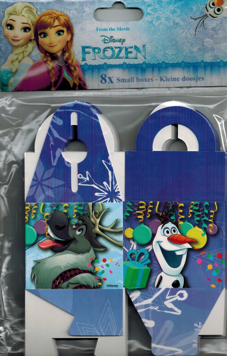 Kleine uitdeeldoosjes Frozen - set van 8x