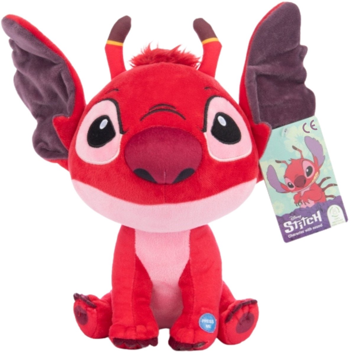 Knuffelbare Stitch Pluche – Zacht en Gezellig met Geluid (35cm)