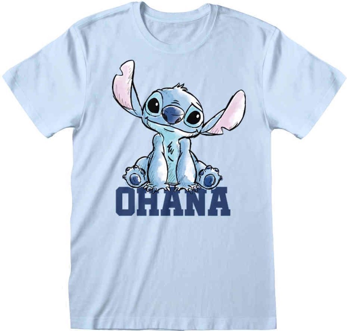 Lilo & Stitch - Pastel Stitch  NEW!! Unisex T-Shirt Blauw