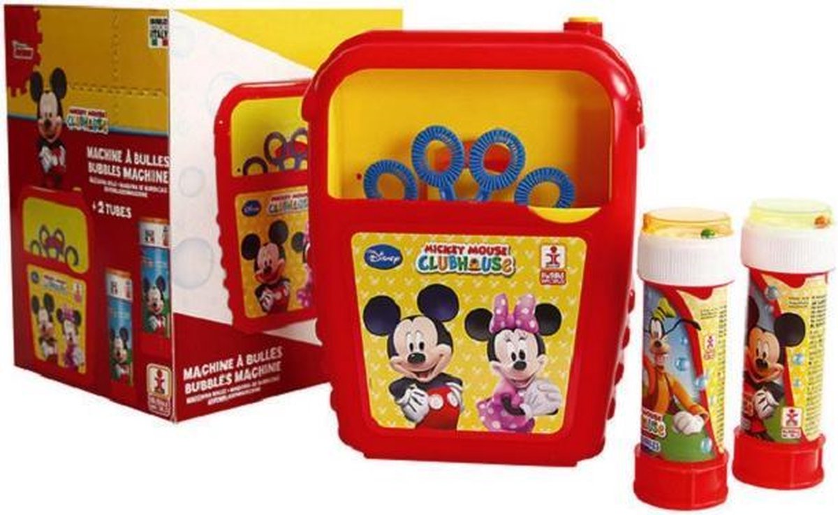 Mickey Mouse bellenblaasmachine - met navulling - 60 ML