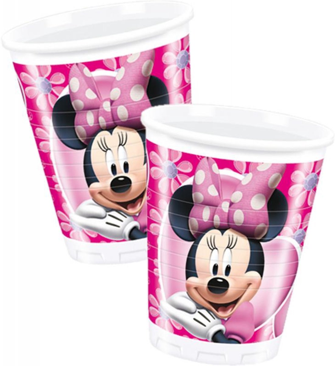 Minnie Mouse bekers 10 stuks