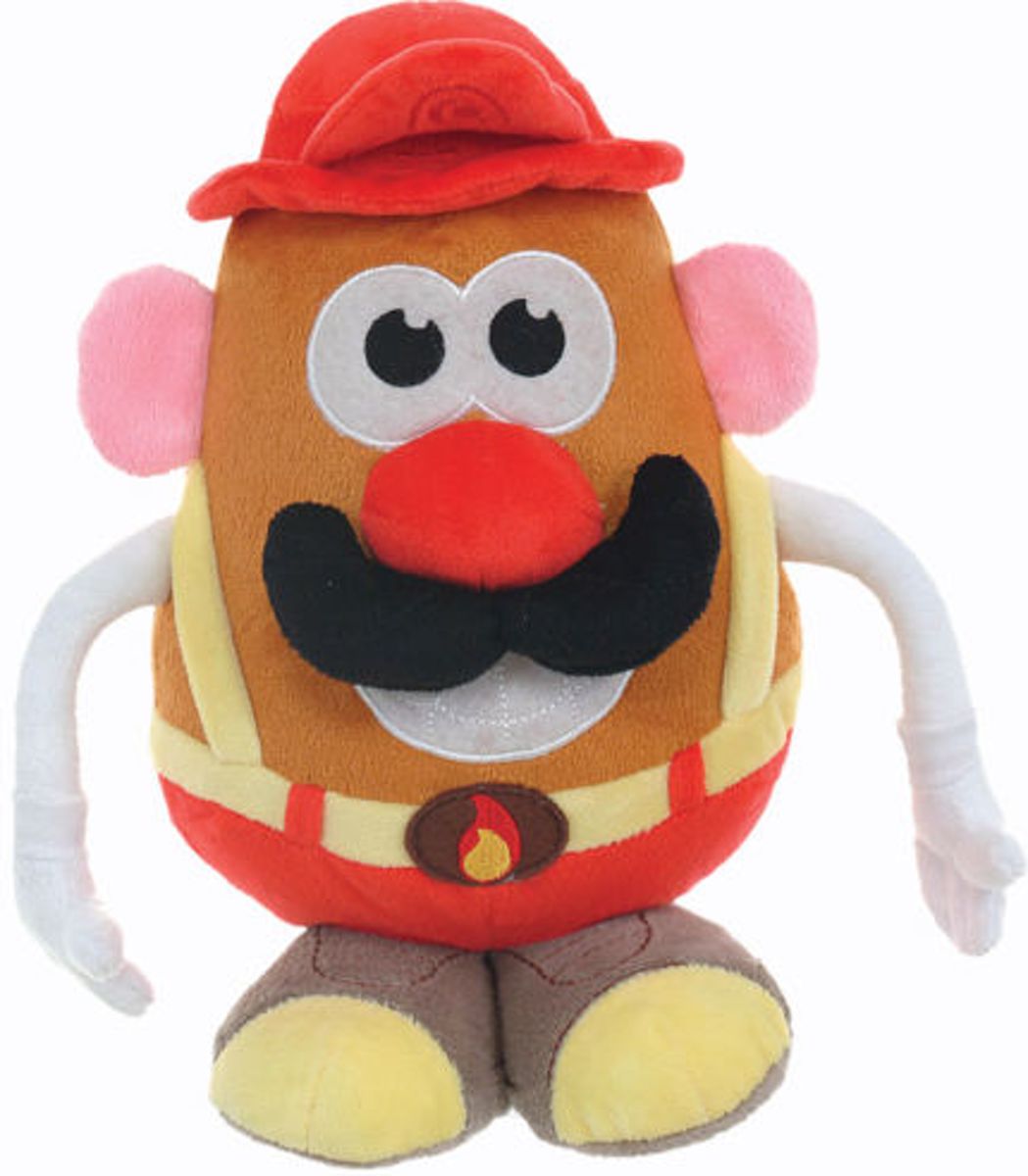 Mr Potato Head brandweerman knuffel