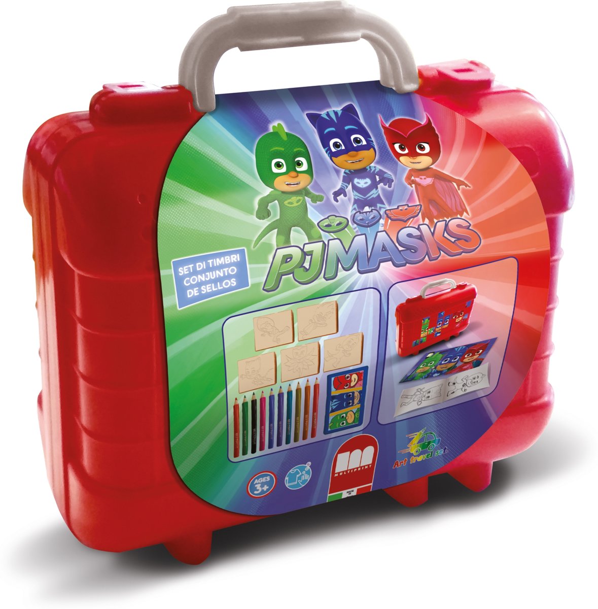 Multiprint Kleurset Pj Masks 19-delig Blauw