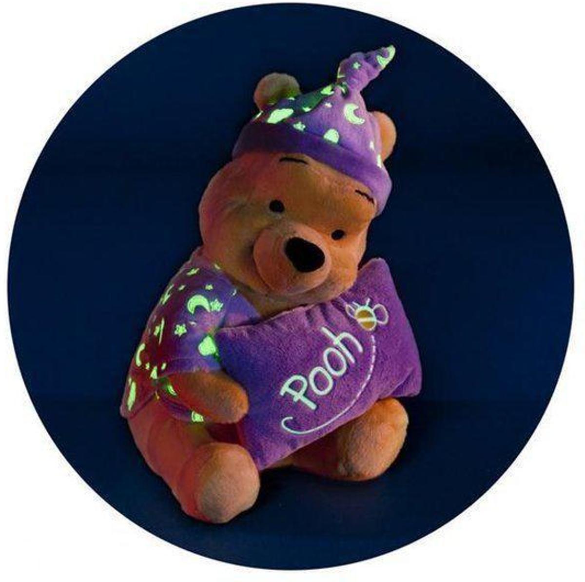 Nicotoy Winnie de Poeh glow in the dark (25cm) - Knuffel