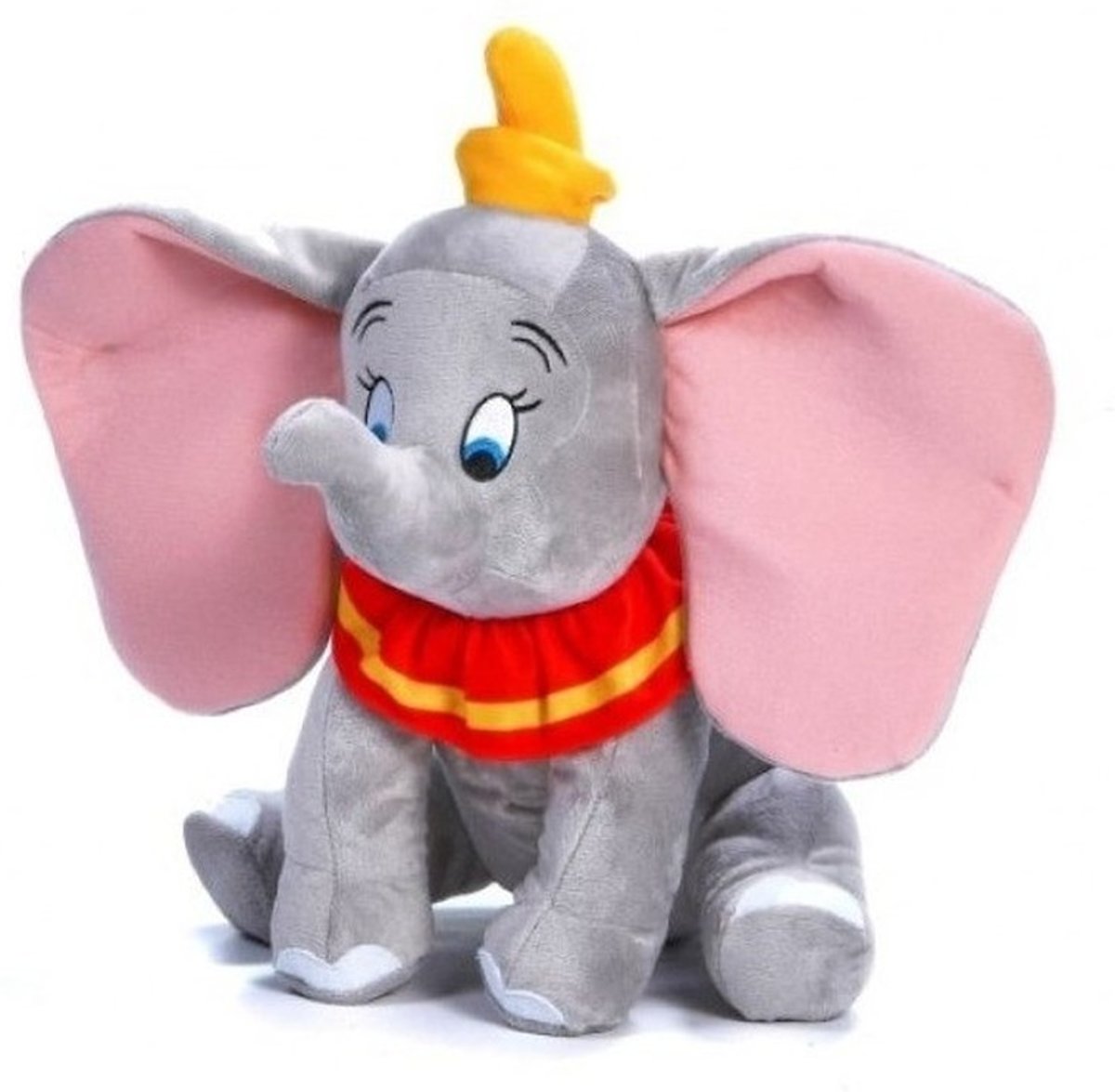 Pluche Disney Dumbo knuffel grijs 30 cm - Speelgoed dieren olifanten knuffels voor kinderen