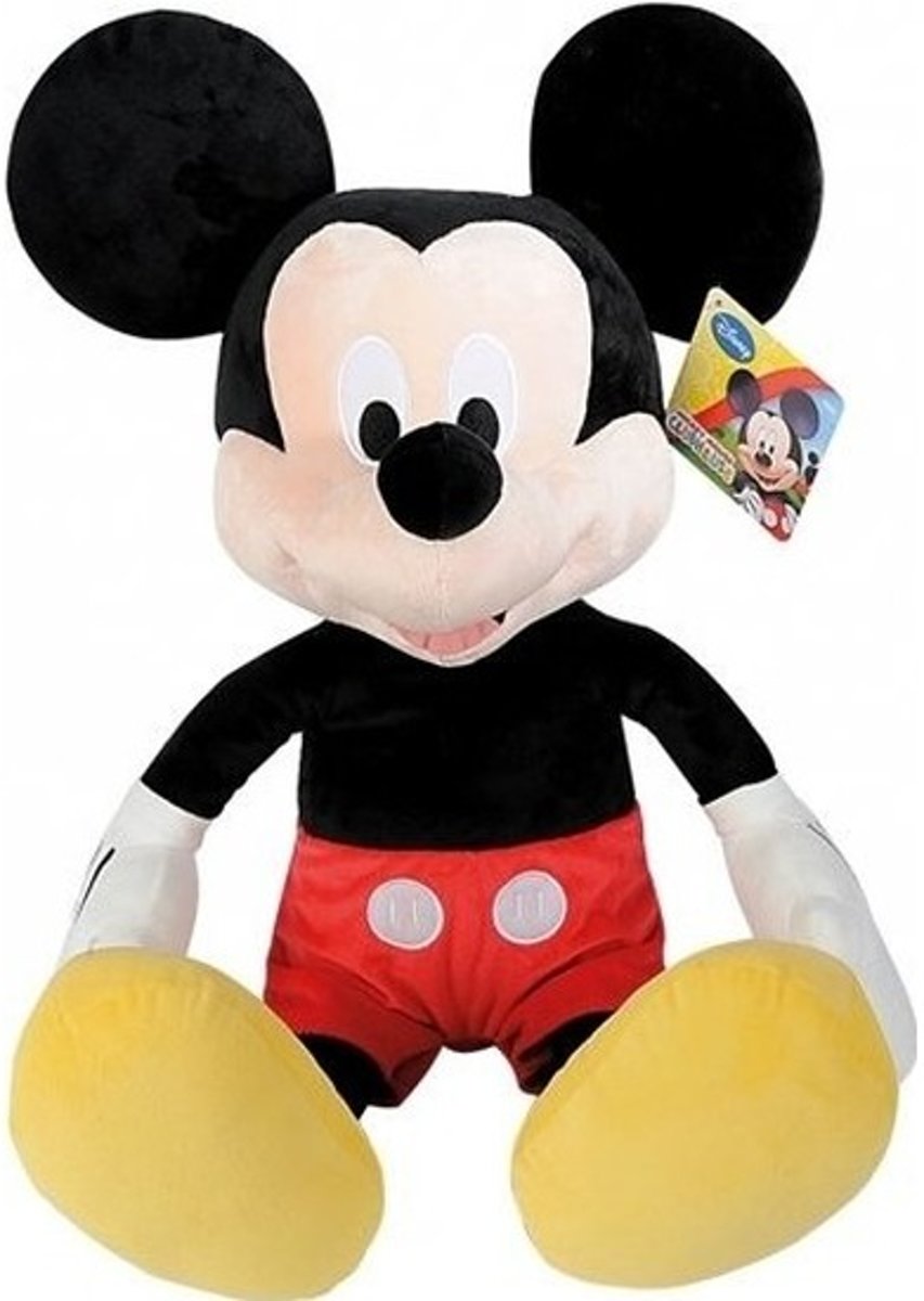 Pluche Disney Mickey Mouse knuffel 19 cm speelgoed - Muizen cartoon knuffels - Speelgoed voor kinderen