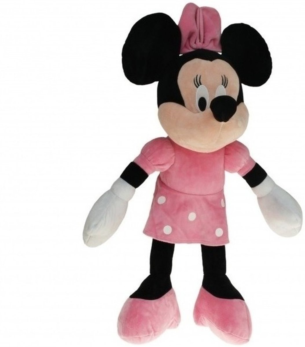 Pluche Minnie Mouse knuffel 80 cm