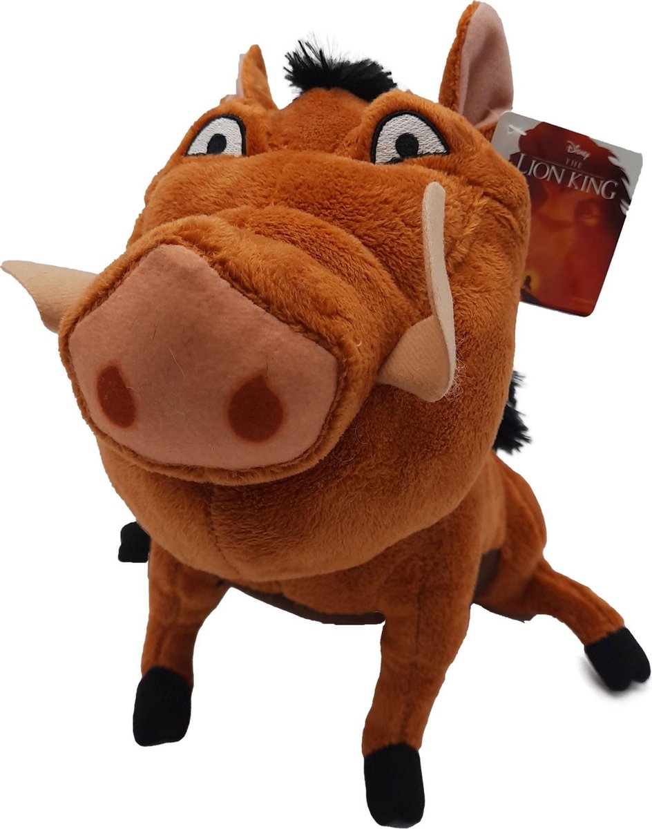 Pumba - Disney Lion King - Knuffel - 30 cm