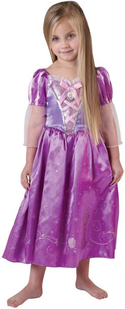 Rapunzel jurk verkleedjurk - kostuum - 3-4 jaar