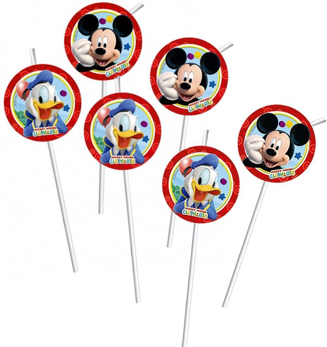 Rietjes Mickey Mouse clubhouse 6 stuks