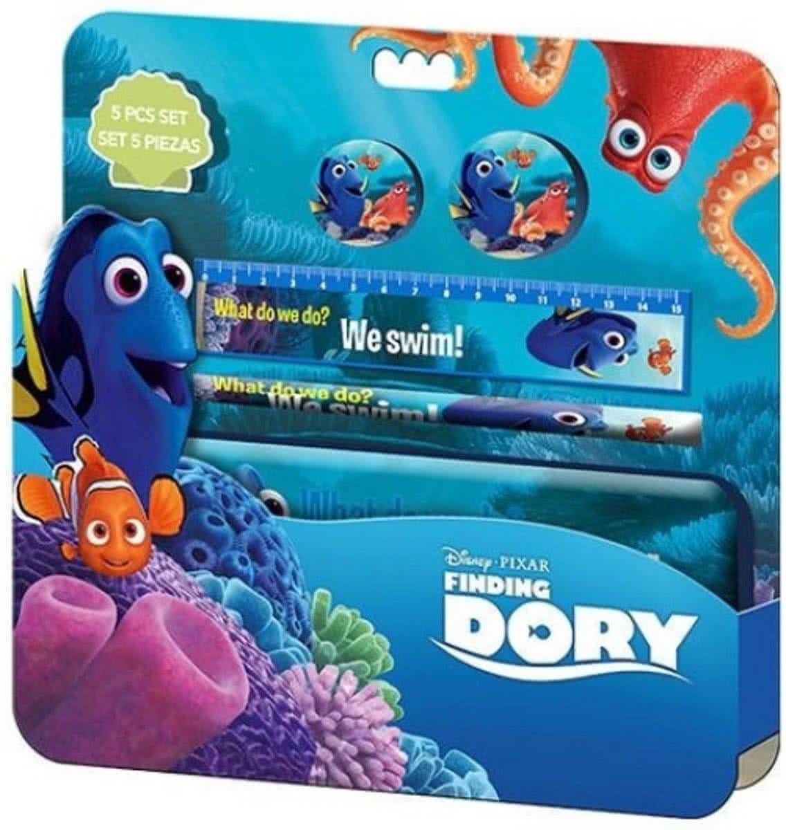 Schrijfset Finding Dory 5-delig