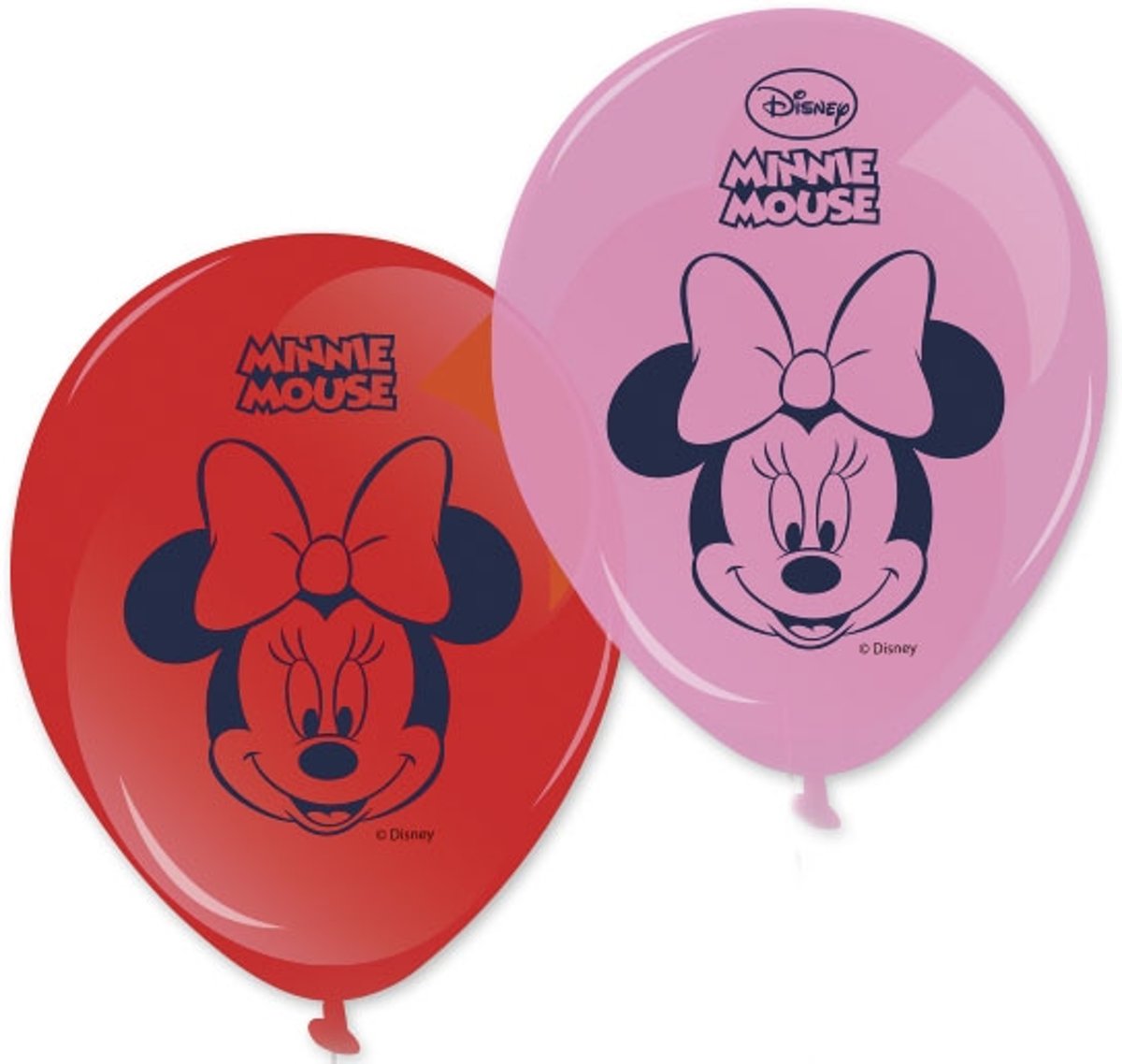 Set Minnie™ ballonnen 28 cm - Feestdecoratievoorwerp