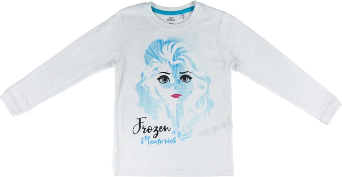 Shirt met lange mouwen voor kinderen Frozen 74159 Wit