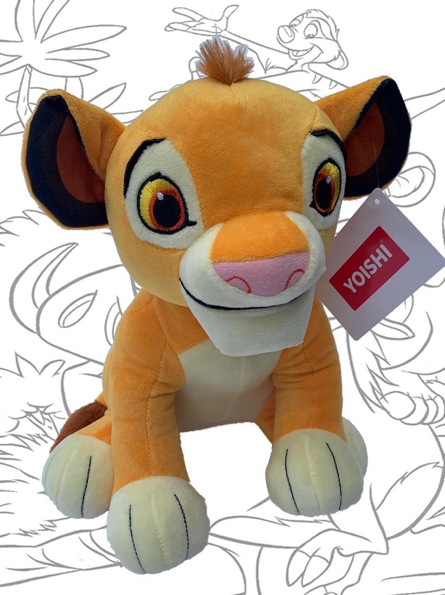 Simba knuffel - Disney - Lion King - Pluche Knuffel (30 cm) YOISHI®