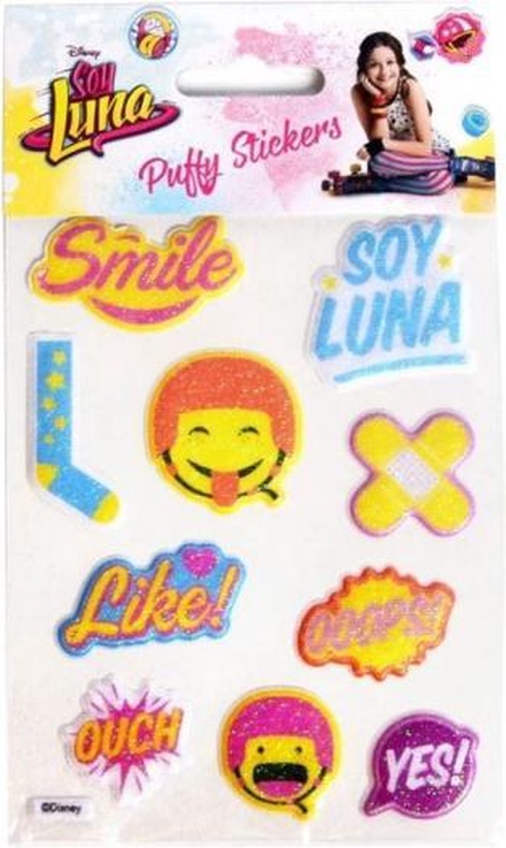 Soy Luna 3D Puffy stickers