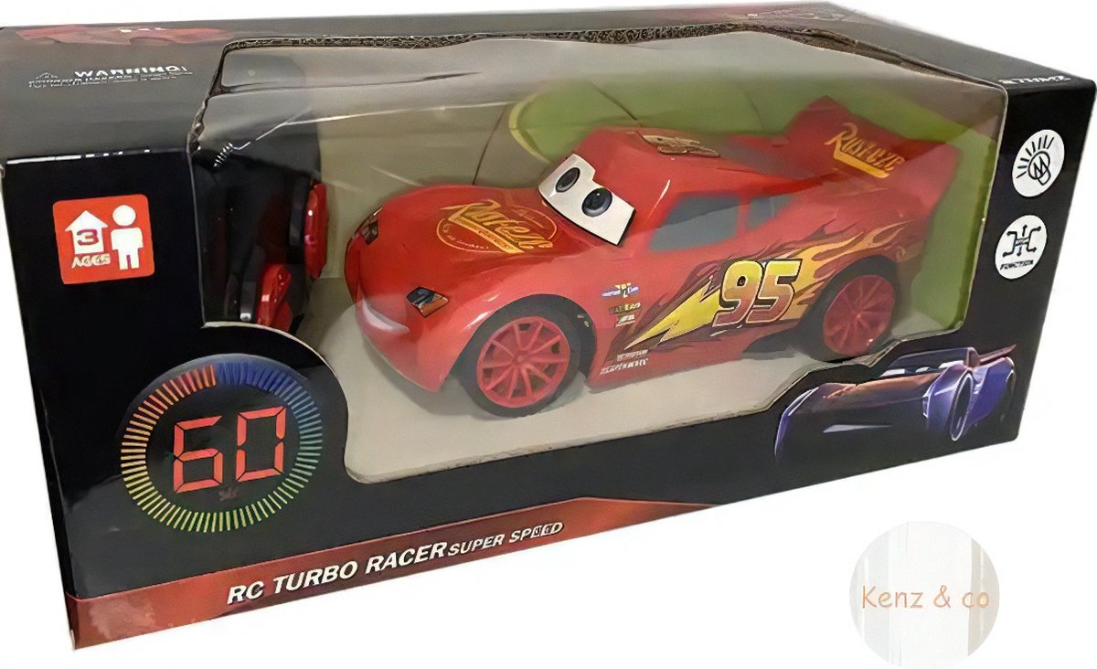 Speelgoed Auto - Race Auto - Auto - RC - Bestuurbaar - Cars - Mcqueen -   - Afstandbediening - Race - Speelgoed - Cadeau
