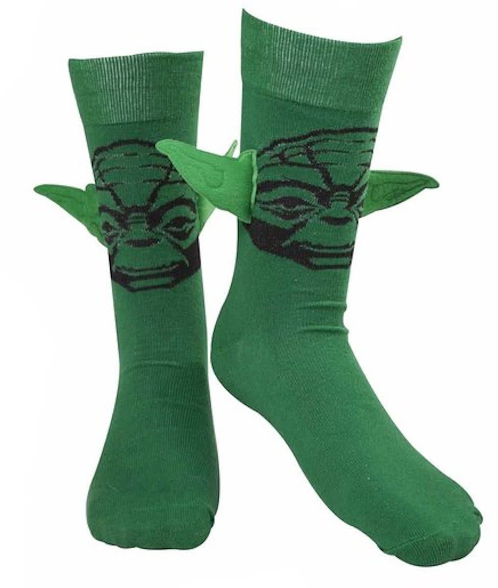 Star Wars Yoda Felt 3D ear Sokken Maat 43/46