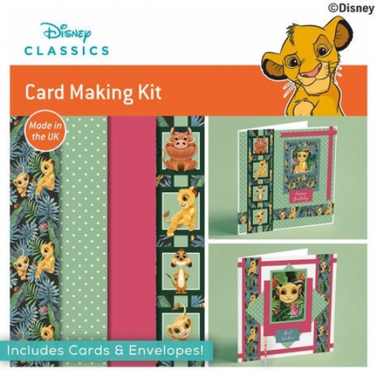 The Lion King 6x6 Inch Card Making Kit (DYP0025)