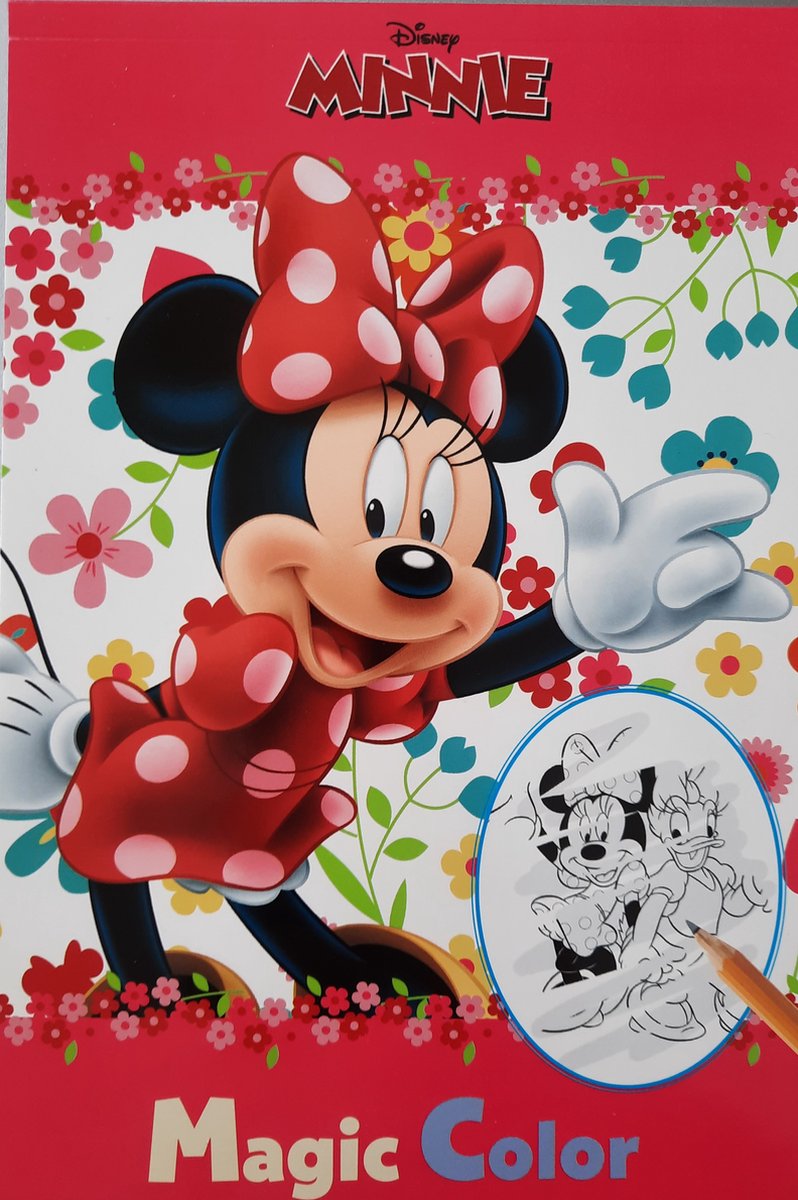 Toverblok Minnie Mouse Nieuw 2022- krasblok Disney