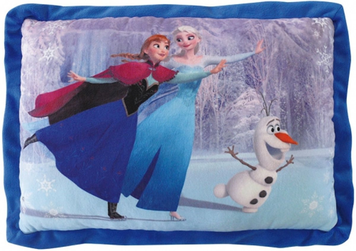 Zacht kinderkamer Frozen kussen 29 x 43 cm