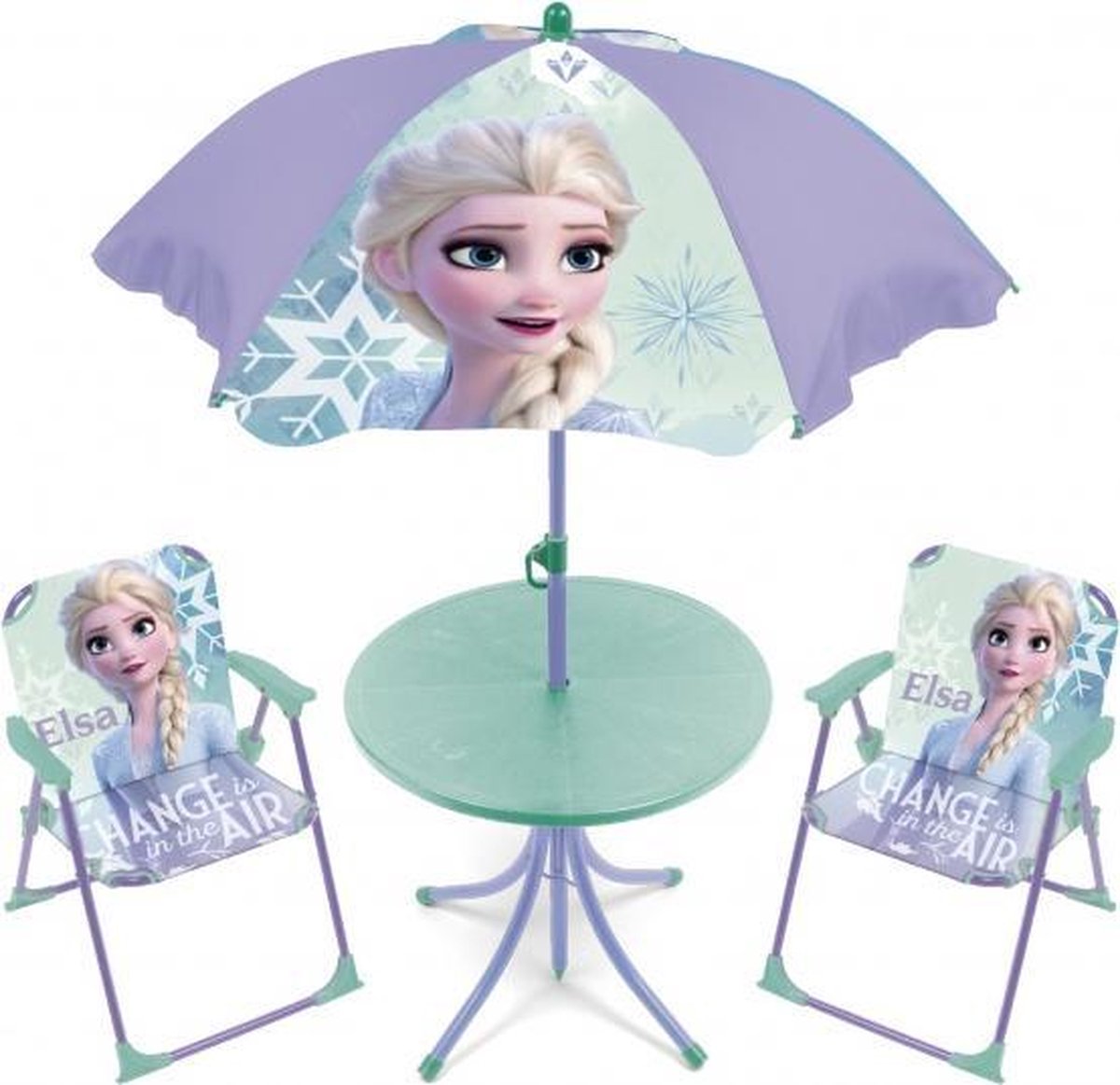 campingset Frozen 2 meisjes paars 4-delig