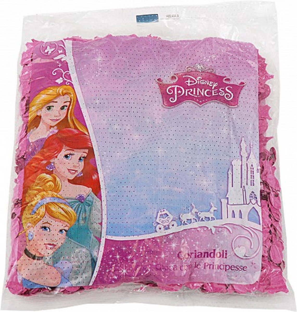 confetti prinsessen meisjes 150 gram papier roze